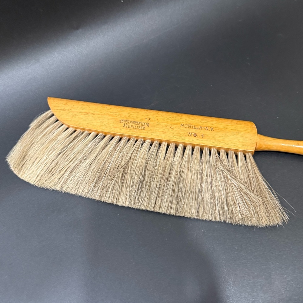 Vintage MORILLA-NY No.1 100% Horsehair Sterilized Drafting Dusting Brush - Picture 2 of 10